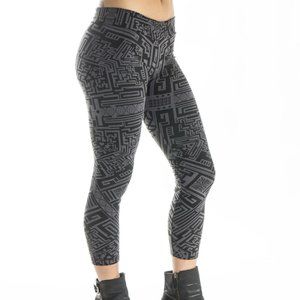 Screenprint Limited Edition cotton 3/4 leggings